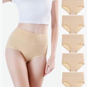 Wrarpa NEW Women's Underwear High Waisted Briefs FOUR (4) of a 5 Pack